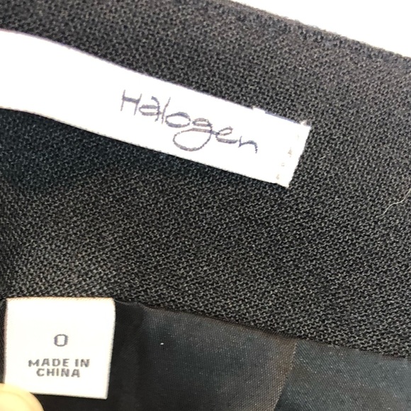Halogen black lined pencil skirt size 0 - Picture 5 of 7